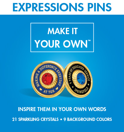 Give Personalized Expression Pins.