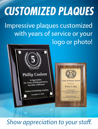 Years of Service Plaques