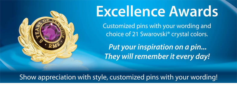 Give  Pins, Plaques and more to motivate and inspire your team.